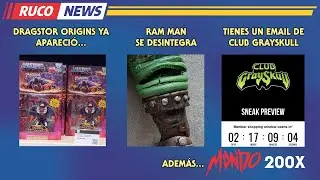 Noticias MOTU: ¡Dragstor Origins 🤖! Ram Man se desintegra, correo Club Grayskull 💀 y ¡Mondo 200X! 😱