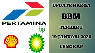 Harga BBM pertamina,Shell,BP terbaru 19 januari 2026 lengkap