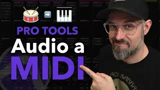 Cómo convertir Audio a MIDI Correctamente en Pro Tools #protools #avidprotools