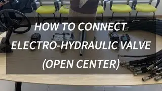 【F100H】How to connect electro-hydraulic valve (open center)?