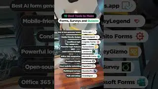 The best tools to make forms, surveys and quizzes