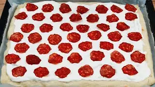 It's a 300-year-old pizza recipe that Grandma taught me. The tastiest pizza I've ever eaten