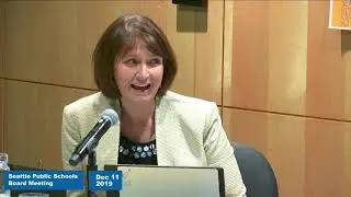 School Board Meeting December 11, 2019 Part 2