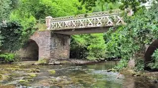 MARSH BRIDGE: River Barle flows under historic Exmoor bridge