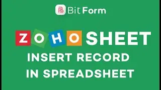 Zoho Sheet Insert Record in Spreadsheet