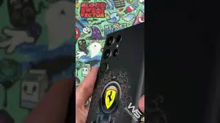 Samsung S22 Ultra Wrapped Into Ferrari 3D Skin/Wrap #shorts