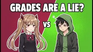 Grades Are a Lie” (Evil Vs. Vedal) Heated Debate | Evil-Evelyn/Vedal