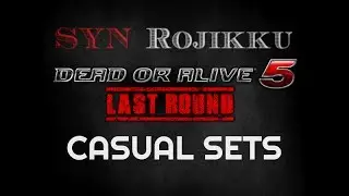 DOA5LR Casual sets: SYN Rojikku (Hayabusa) Vs. xDestructivex--- (Rig)