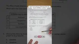 Вопросы из экзаменационных работ по биологии человека (высший уровень), 2024 год: ингибирование ф...