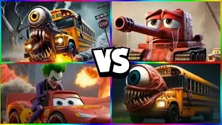MEGA SCHOOLBUS EATER 🆚 MONSTER | TILES HOP BATTLE 🎵🔥