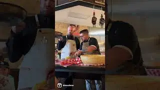 Sicilia M&iacute;a Salt Lake C, best Italian food ever! The chef prepared spaghetti right in front of us!