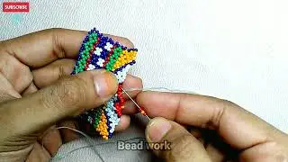 Flower design toran ( part -1 ) || સુંદર ફુલવાળું તોરણ || #beadwork