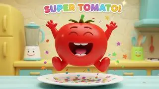 red tomato song, laal tamatar hindi rhyme, kids learning video hindi, classroom kids song