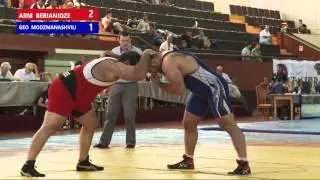 Freestyle wrestling 125 kg FINAL Beriandidze(ARM) VS Modzmanashvili(GEO)