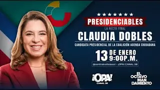 🛑 EP. COMPLETO 13/01 -  Claudia Dobles, candidata presidencial de la Coalición Agenda Ciudadana.