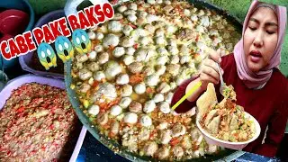 KACAU!! INI YANG NAMANYA BAKSO PAKE CABE!! || Kuliner bogor