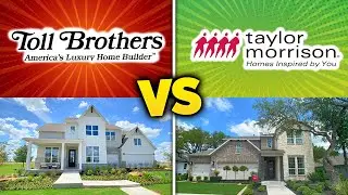 Toll Brothers vs. Taylor Morrison Homes | Granger Plan vs.  Agave Plan | Austin Homes For Sale