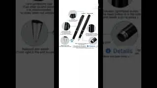 Bzrqx Pen HD 1080P Video Audio Recording Portable Pocket Security Camera Security for Home Office