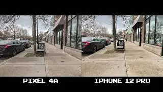 Pixel 4a vs iPhone 12 Pro photo comparison (unedited, not streamed, 1080p)