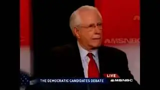 Mike Gravel Calling Hillary Clinton & Joe Biden Warmongers at 2008 Presidential Debates