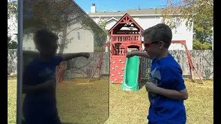 We destroyed my Dad's TV!!!!