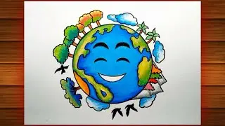 World Nature Conservation Day Poster Making || Nature Conservation Drawing || Creativity Studio..