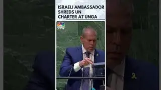 WATCH | Israeli Ambassador Gilad Erdan Shreds UN Charter At UN General Assembly | Palestine | N18G