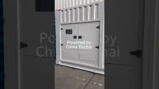 600KW Container type diesel generator sets,powered by china Yuchai engine,super silent. #generator