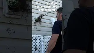 Prt 2 - Obx dryer vent cleaners bird nest removal