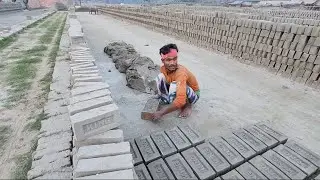 Portery Worker Amazing Working ClayBricks Making#muddy  #amazing #perfect #handy #brickwork #skills