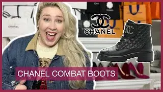 The most iconic CHANEL combat boots!!!! | Luxury Unboxing