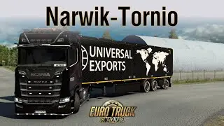 ETS2. Nordic Horizons. Narwik-Tornio. Scania S. #ets2 #eurotrucksimulator2