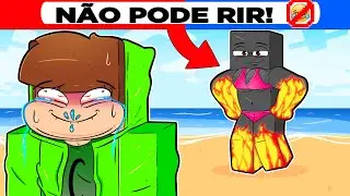 FIZ UM TENTE N&Atilde;O RIR NO MINECRAFT 🤣