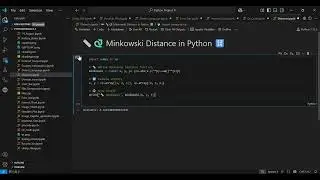How to Calculate Minkowski Distance with NumPy  | Python Tutorial