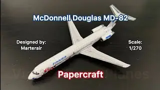 MD-82 Papercraft “Finnair” (Santa Livery)