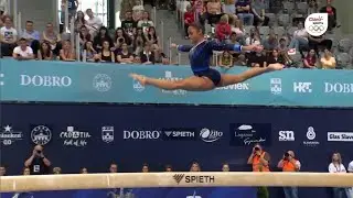 Mélanie de Jesus dos Santos 🇫🇷 - SiLVER 🥈13,133 Beam Final - Osijek World Cup 2024