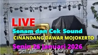 live Senam dan Ceksound Cinandang Dawar Mojokerto