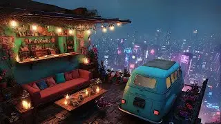 Lofi Nest &ndash; Let silence be your sanctuary｜Lo-fi Ambience with Rain, Candlelight & Rooftop Calm