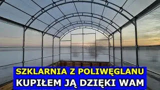Moja Szklarnia z Poliwęglanu. Szklarnia Ogrodowa. Będzie Całoroczna Uprawa Warzyw Ogórków Pomidorów.