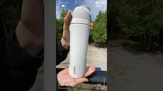 Dripless seal on Owala water bottle, 24 oz size.  Color: Shy Marshmallow.