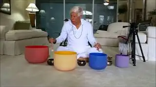 Chakra Balancing with Crystal Singing Bowls
