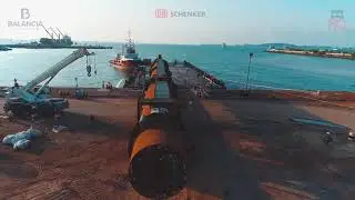 Balancia Shipping -  BP Tangguh Expansion Project _Bouyancy Tank Transportation