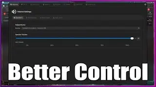 Better Control A simple control panel for Linux based on the GTK framework
