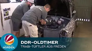 Trabi-Fans schrauben an alten DDR Oldtimern