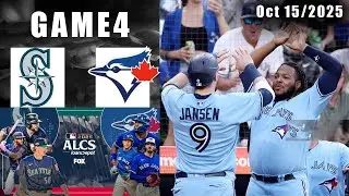Toronto Blue Jays Vs. Seattle Mariners Game Highlights {Oct 15/2025} MLB - Play Offs