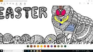 Free Coloring Book App For Windows10 -Tutorial and How to Use
