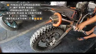 🔥 Finally Upgrading My Ride   NIBBI Carburetor, CDI, Spark Plug & Ignition Coil Installation! 🛠️💨