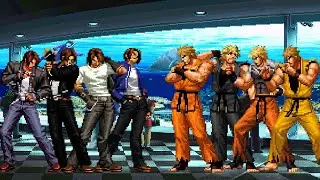 [KOF Mugen] Команда Кё Кусанаги против команды Рё Сакадзаки