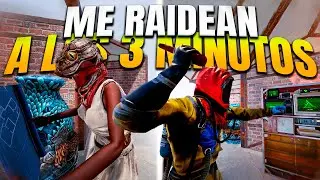 CONSTRUYO mi BASE y me RAIDEAN en 3 MINUTOS - RUST