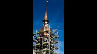 Kirchturm sanierung Marienkirche in Unter&auml;geri
